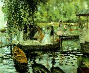 Pierre Auguste Renoir la grenouillere painting